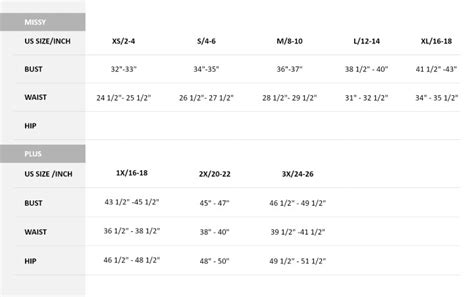 juicy couture size chart.